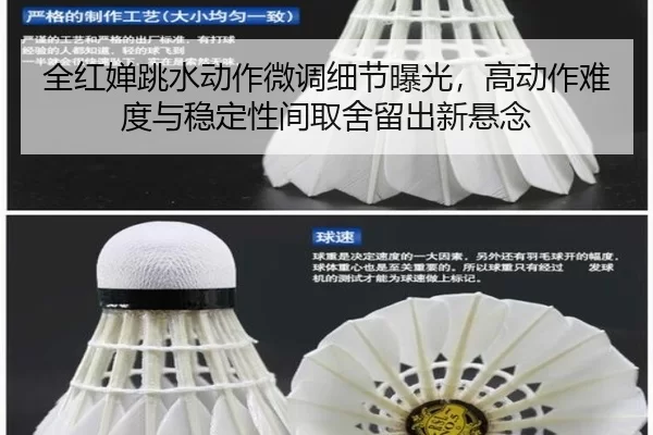 全红婵跳水动作微调细节曝光，高动作难度与稳定性间取舍留出新悬念